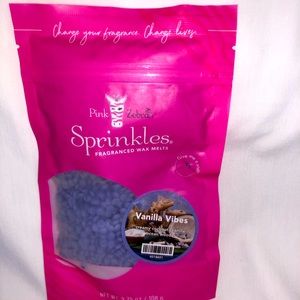 VANILLA VIBES*PINK ZEBRA SPRINKLES *CREAMY COCONUT/ VANILLA, OCEAN WOODS* 3.75oz
